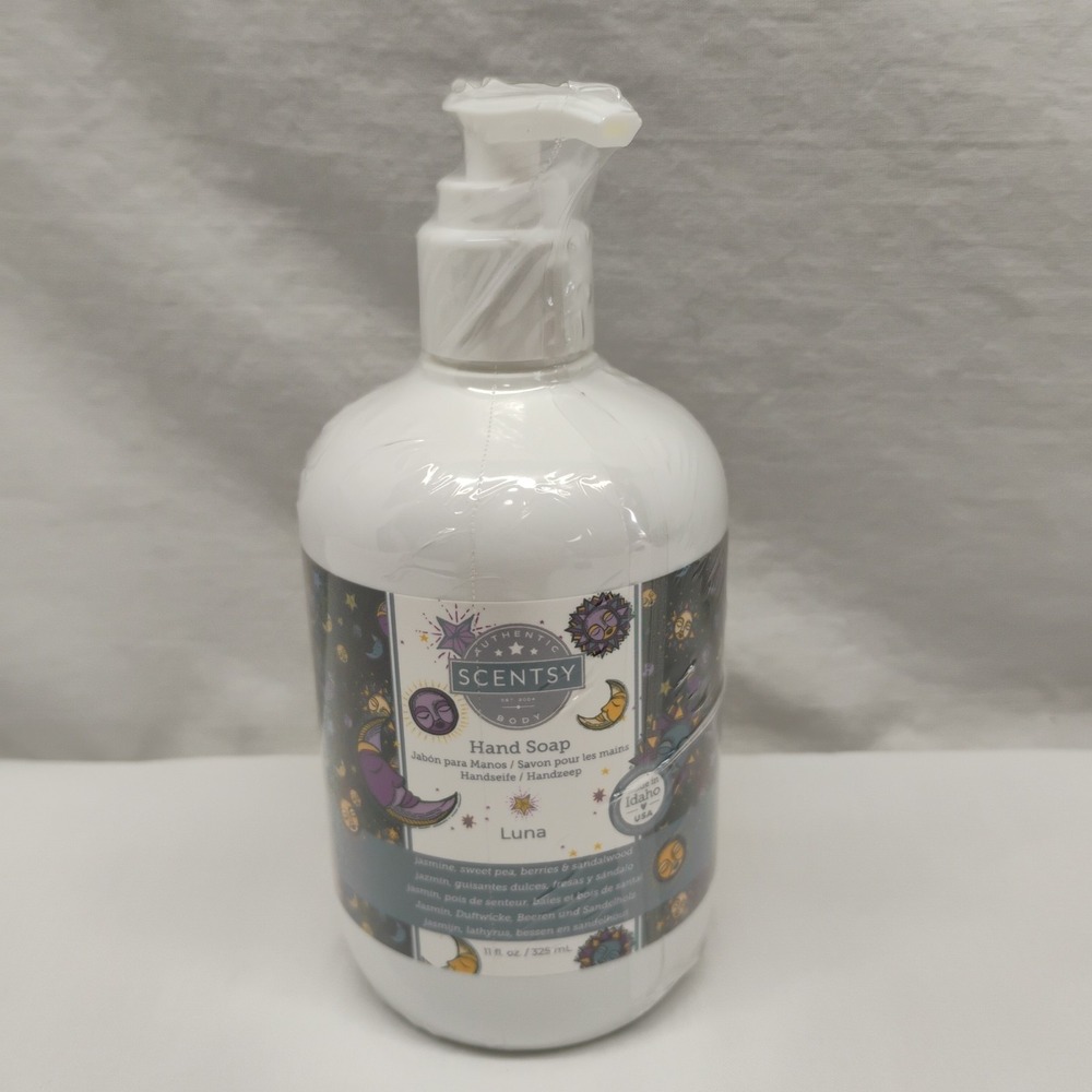 NEW Scentsy LUNA Hand Soap 11 Fl Oz Jasmine Sweet Pea Berries Sandalwood